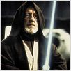 Star Wars : Episode IV - Un nouvel espoir (La Guerre des étoiles) : photo Alec Guinness, George Lucas