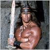 Conan le barbare : photo Arnold Schwarzenegger, John Milius, Robert E. Howard