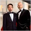 Iron Man : photo Jeff Bridges, Jon Favreau, Robert Downey Jr.