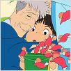 Ponyo sur la falaise : photo Hayao Miyazaki