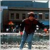 Retour vers le futur II : photo Michael J. Fox, Robert Zemeckis