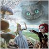 Alice au Pays des Merveilles : affiche Tim Burton