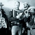 La Charge héroïque : photo Ben Johnson, John Ford, John Wayne