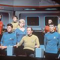 Star Trek : photo DeForest Kelley, George Takei, James Doohan, Leonard Nimoy, Majel Barrett