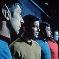Star Trek : photo DeForest Kelley, James Doohan, Leonard Nimoy, William Shatner