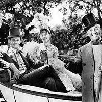 Gigi : photo Leslie Caron, Louis Jourdan, Maurice Chevalier