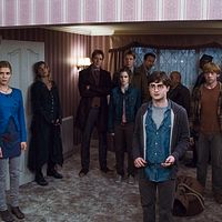 Harry Potter et les reliques de la mort - partie 1 : Photo Clémence Poésy, Daniel Radcliffe, Domhnall Gleeson, Emma Watson, James Phelps