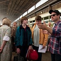 Super 8 : Photo J.J. Abrams, Joel Courtney, Riley Griffiths