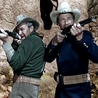 Fort Massacre : Photo Forrest Tucker, Joel McCrea