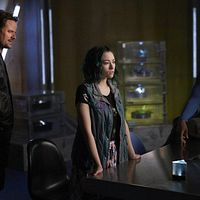 Photo Anthony Lemke, Jodelle Ferland, Roger R. Cross
