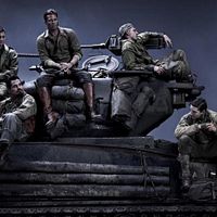 Fury : Photo Brad Pitt, Jon Bernthal, Logan Lerman, Michael Peña, Shia LaBeouf