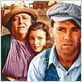 Les Raisins de la colère : photo Dorris Bowdown, Henry Fonda, Jane Darwell, John Ford