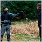Arrow : photo Manu Bennett, Stephen Amell