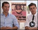 Photo : Zac Efron, Matthew McConaughey Interview : Paperboy