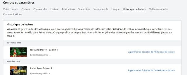 Prime Video Supprimer Votre Historique Rien De Plus Simple Voici