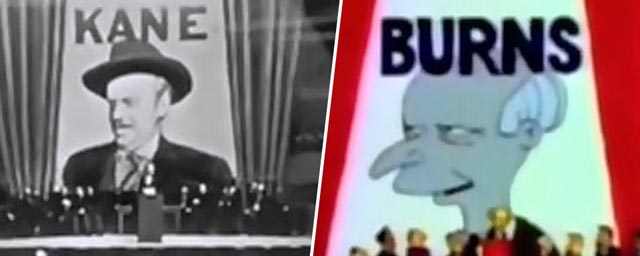 Quand Les Simpson rendent hommage à Citizen Kane : la compilation des 75 ans !