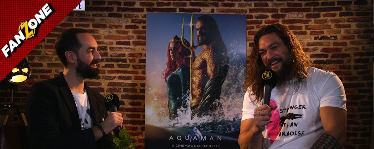 Jason 'Aquaman' Momoa s'invite dans FanZone et répond à vos questions