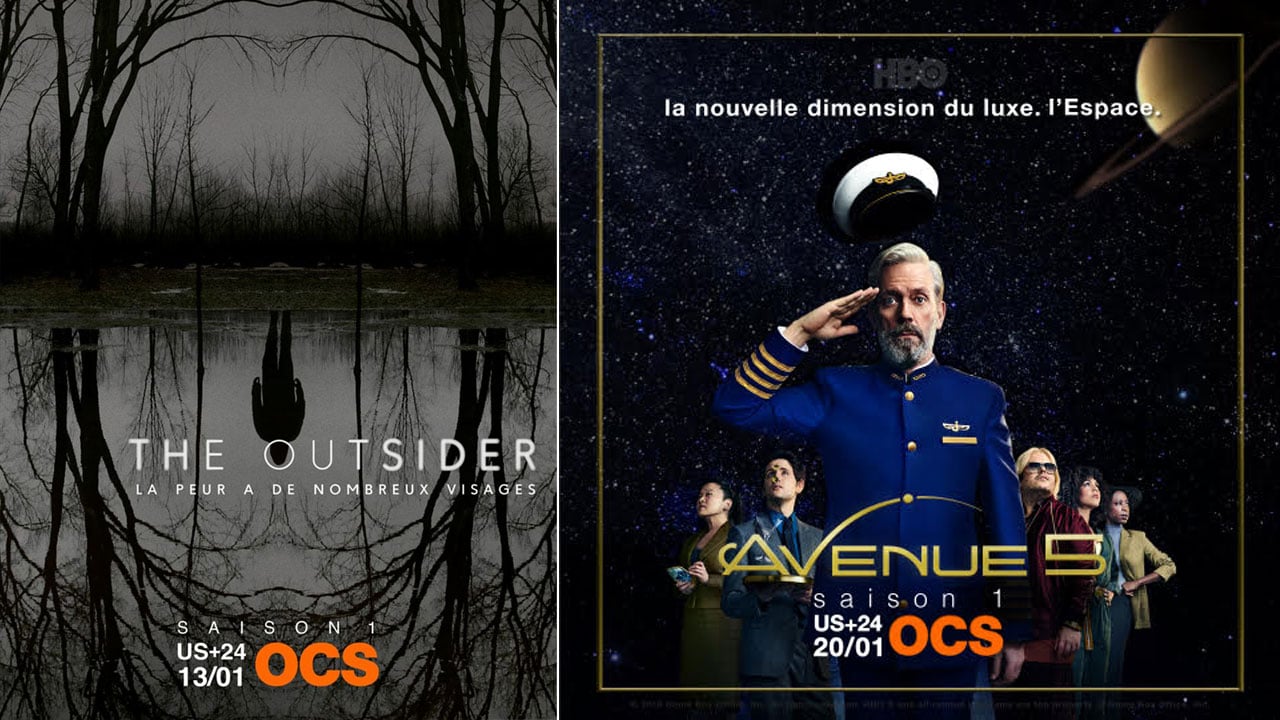 Séries et films sur OCS en janvier : The Outsider, Avenue 5, Millénium...