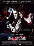 Affichette (film) - FILM - Sweeney Todd, le diabolique barbier de Fleet Street : 53640