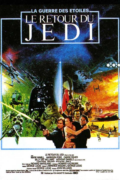 Affiche Du Film Star Wars Episode Vi Le Retour Du Jedi Affiche 1 Sur 1 Allociné 