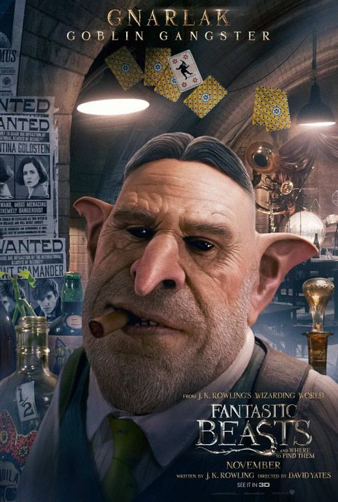 Les Animaux Fantastiques Le Personnage De Ron Perlman Pose Sur Les Affiches Les Animaux Fantastiques Les Personnages S Affichent Allocine