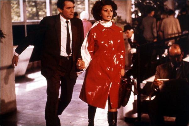 Arabesque : photo Gregory Peck, Sophia Loren