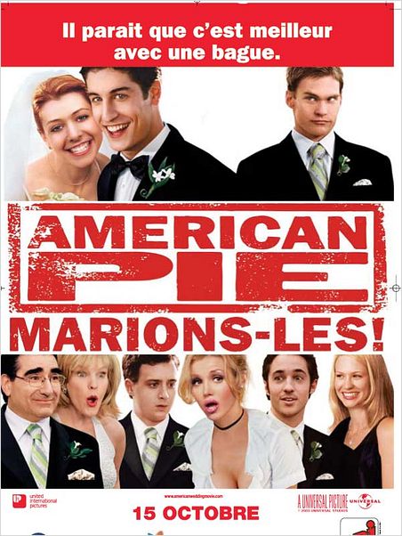 American pie : marions-les ! : affiche Jason Biggs, Jesse Dylan, Seann William Scott