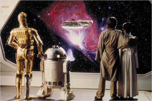 Star Wars : Episode V - L'Empire contre-attaque : Photo Anthony Daniels, Carrie Fisher, George Lucas, Irvin Kershner, Kenny Baker