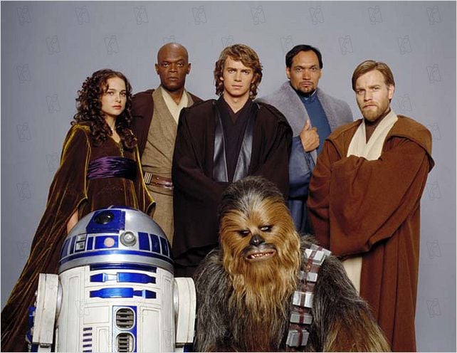 Star Wars : Episode III - La Revanche des Sith : photo Ewan McGregor, George Lucas, Hayden Christensen, Jimmy Smits, Kenny Baker