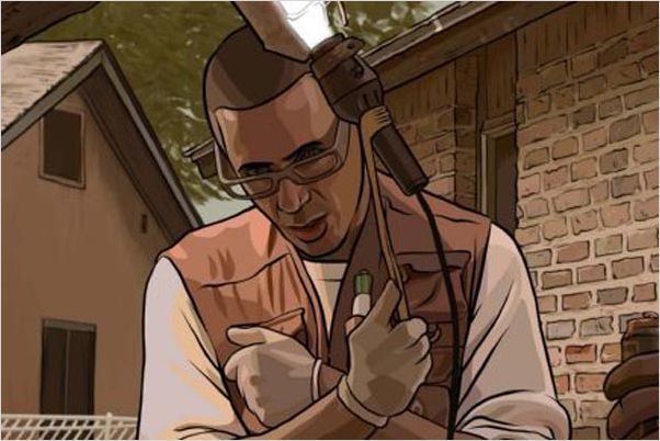 A Scanner Darkly : Photo Richard Linklater, Robert Downey Jr.