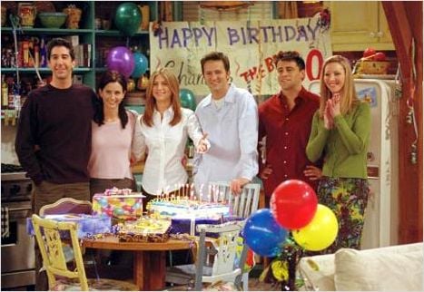 Friends : photo Courteney Cox, David Schwimmer, Jennifer Aniston, Lisa Kudrow, Matt LeBlanc
