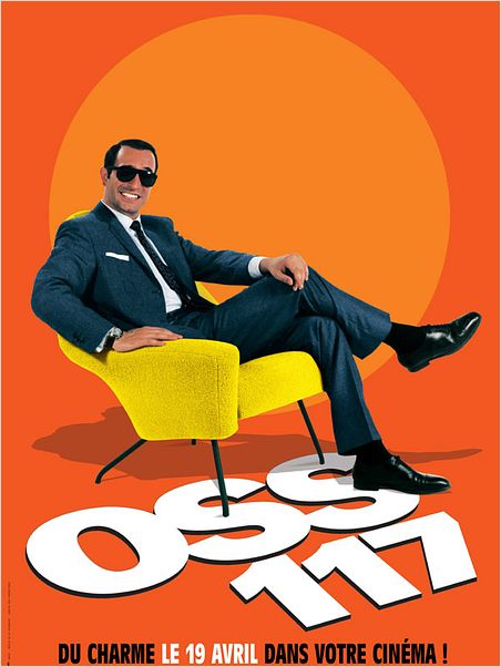 OSS 117, Le Caire nid d'espions : affiche Jean Dujardin, Michel Hazanavicius