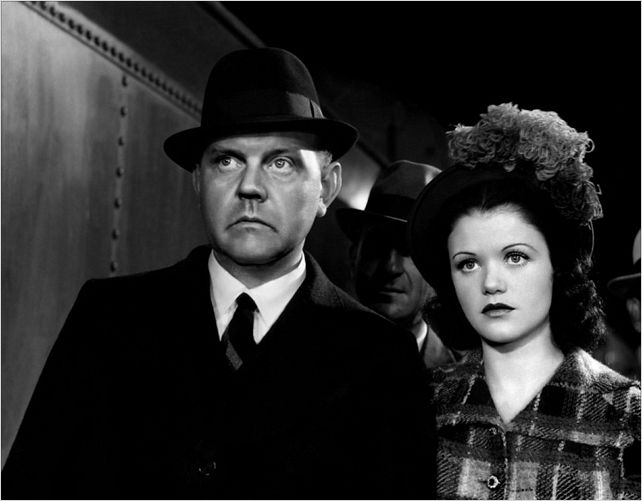 La Bête humaine : photo Fernand Ledoux, Jean Renoir, Simone Simon