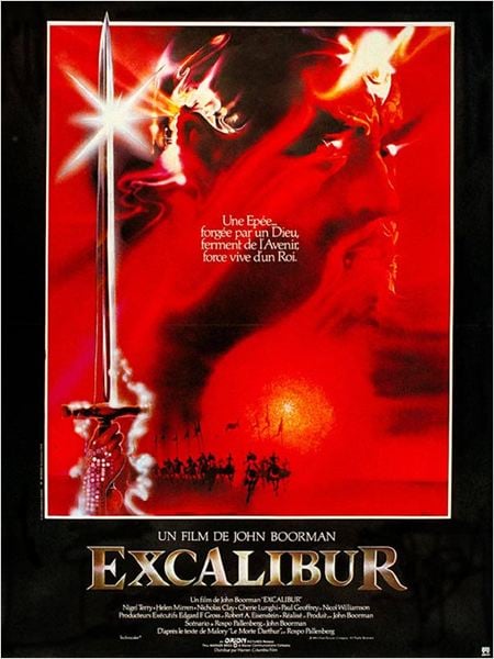 Excalibur : affiche John Boorman