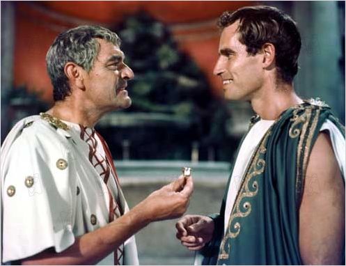 Ben-Hur : photo Charlton Heston, Jack Hawkins, William Wyler