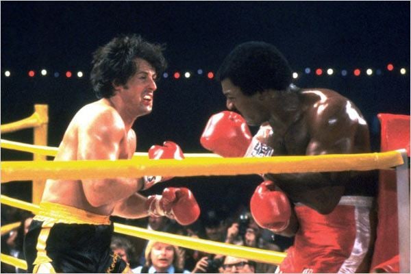 Rocky II : Photo Carl Weathers, Sylvester Stallone