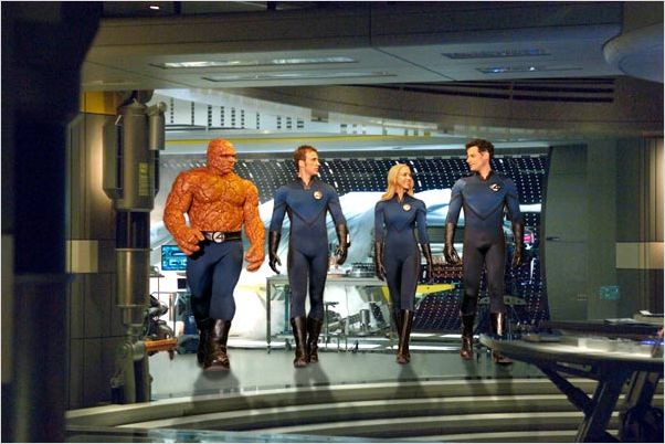Les 4 Fantastiques et le Surfer d'Argent : Photo Chris Evans, Ioan Gruffudd, Jessica Alba, Michael Chiklis, Tim Story