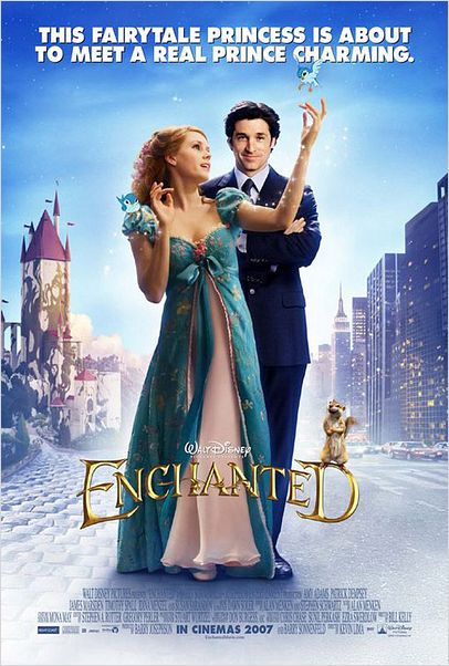 Il était une fois : Affiche Amy Adams, Kevin Lima, Patrick Dempsey