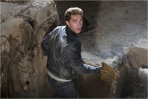 Indiana Jones et le Royaume du Crâne de Cristal : Photo Shia LaBeouf, Steven Spielberg