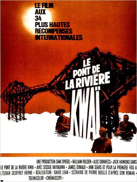 Le Pont de la rivière Kwai : Affiche David Lean