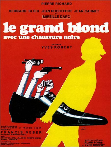 Le Grand Blond avec une chaussure noire : affiche