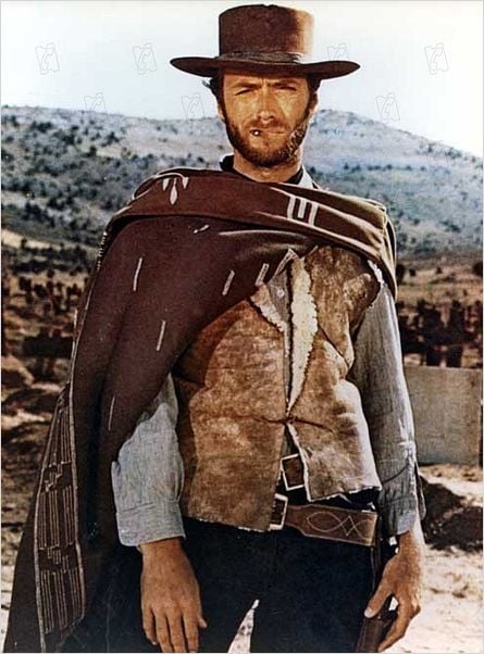Le Bon, la brute et le truand : photo Clint Eastwood, Sergio Leone
