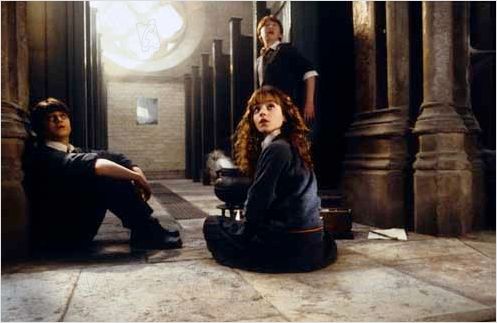 Harry Potter et la chambre des secrets : photo Daniel Radcliffe, Rupert Grint