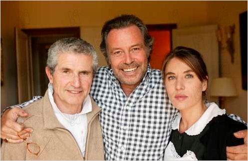Le Courage d'aimer : photo Claude Lelouch, Mathilde Seigner, Michel Leeb