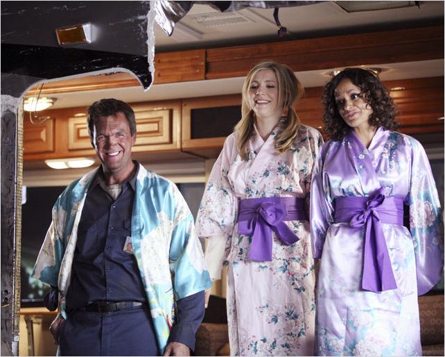 Scrubs : photo Judy Reyes, Neil Flynn, Sarah Chalke