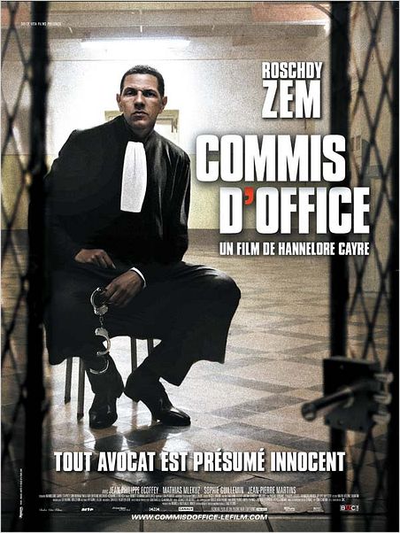 Commis d'office : affiche Hannelore Cayre, Roschdy Zem