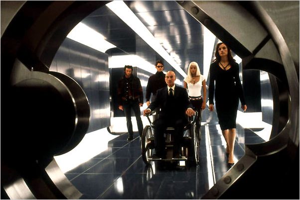 X-Men : Photo Bryan Singer, Famke Janssen, Halle Berry, Hugh Jackman, James Marsden