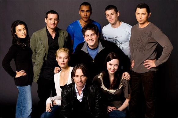 Stargate Universe : Photo Alaina Huffman, Brian J. Smith, David Blue, Elyse Levesque, Jamil Walker Smith