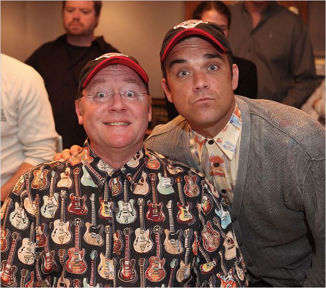 Cars 2 : photo Brad Lewis, John Lasseter, Robbie Williams
