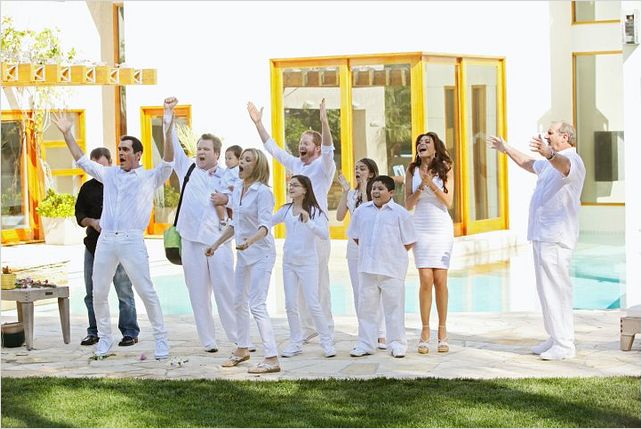 Modern Family : Photo Ariel Winter, Ed O'Neill, Eric Stonestreet, Jesse Tyler Ferguson, Julie Bowen